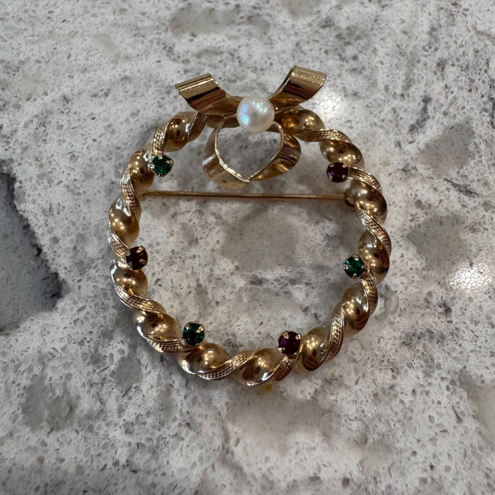 Christmas brooch